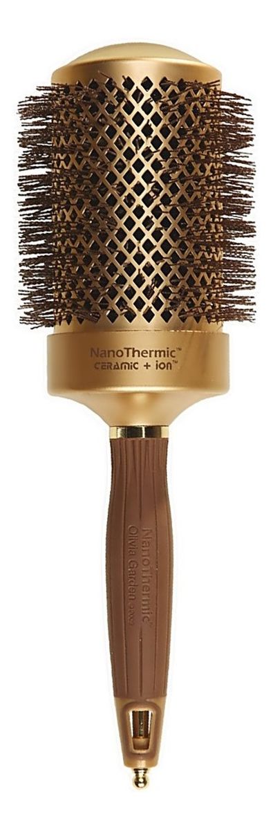 Nano thermic ceramic+ion round thermal hairbrush szczotka do włosów nt-64