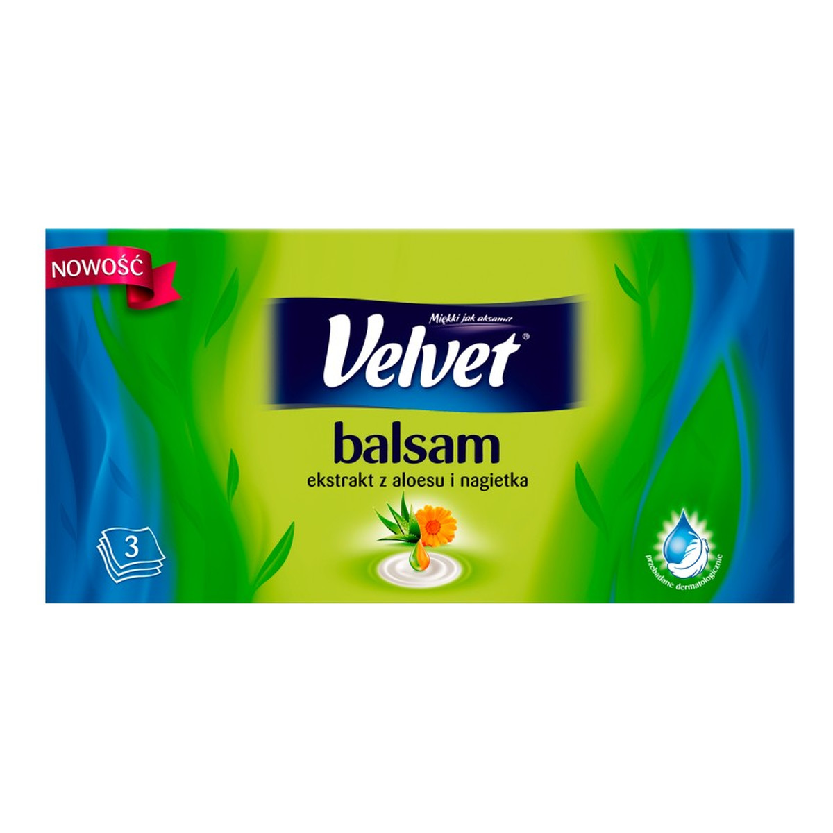 Velvet Balsam Chusteczki uniwersalne z ekstraktem z aloesu i nagietka 70szt