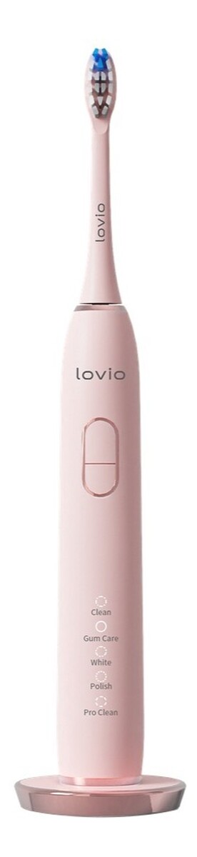 szczoteczka elektryczna soniczna różowa lvtb124pk + 5 końcówek