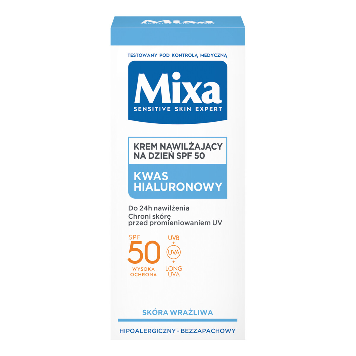 Mixa Krem nawilżający na dzień spf50 50ml