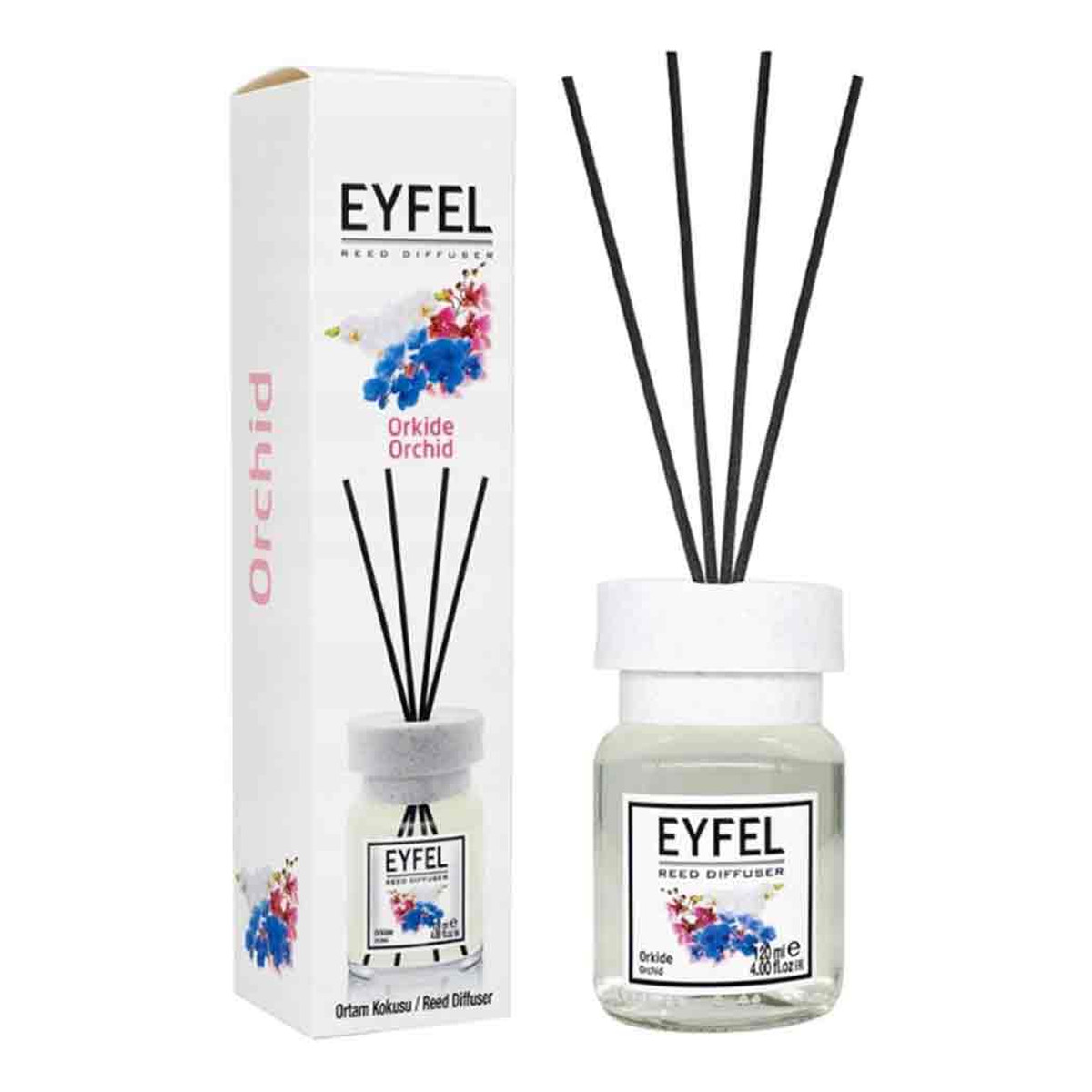 Eyfel Dyfuzor zapachowy z patyczkami Orchidea 120ml