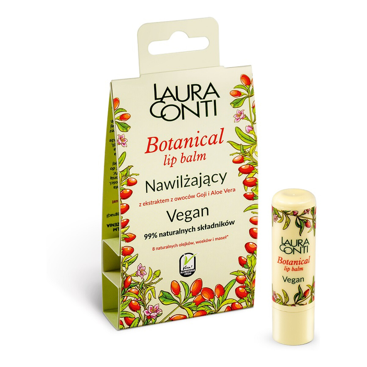 Laura Conti Botanical nawilżający Balsam do ust 4,8 g 4.8g