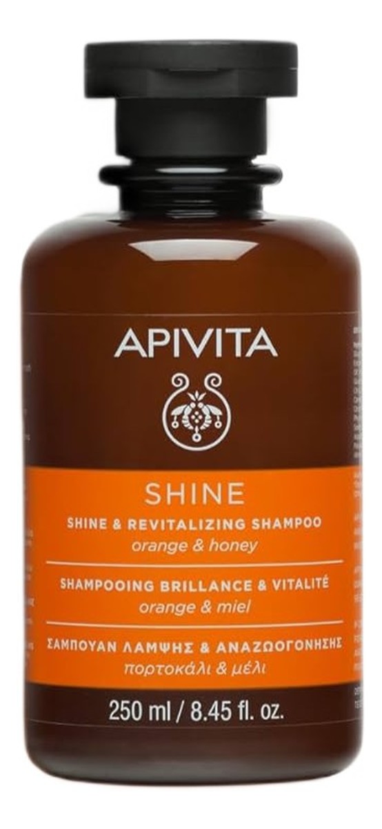 Shine revitalizing shampoo szampon rewitalizujący z pomarańczą i miodem