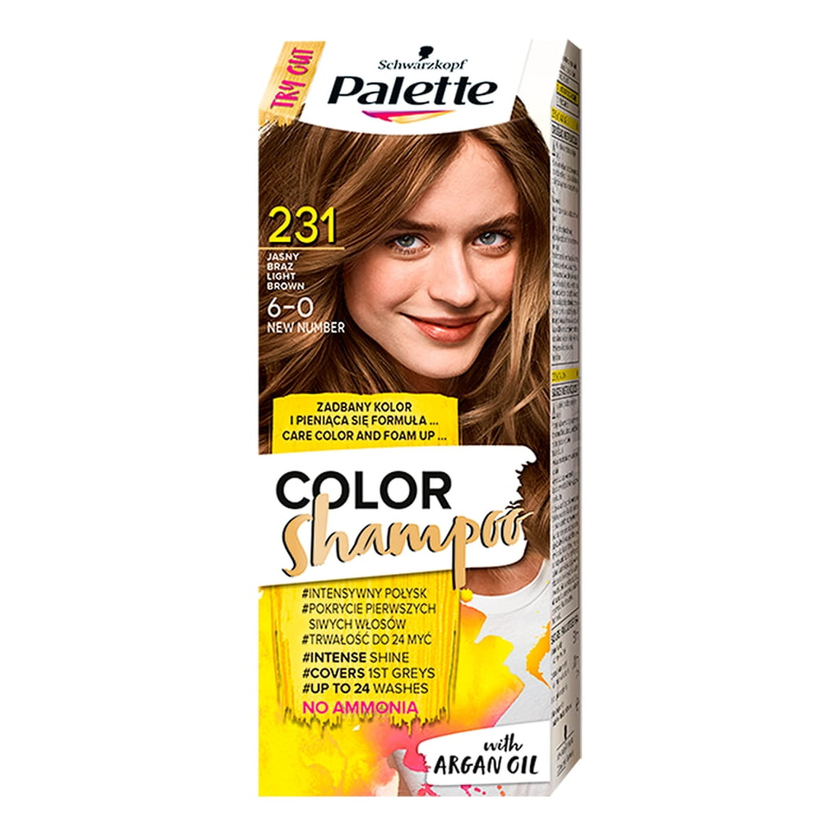 Schwarzkopf Palette Color Shampoo Szampon Koloryzujący Bez Amoniaku 70ml
