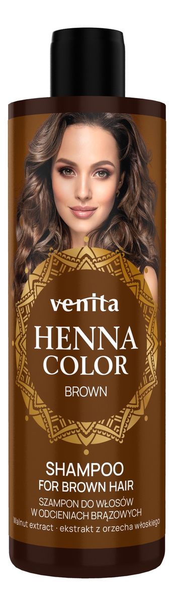 Henna color szampon do włosów w odcieniach brązowych-brown