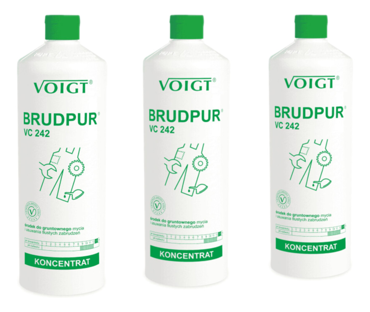 Środek Do Gruntownego Mycia I Usuwania Tłustych Zabrudzeń VC242 3x1L