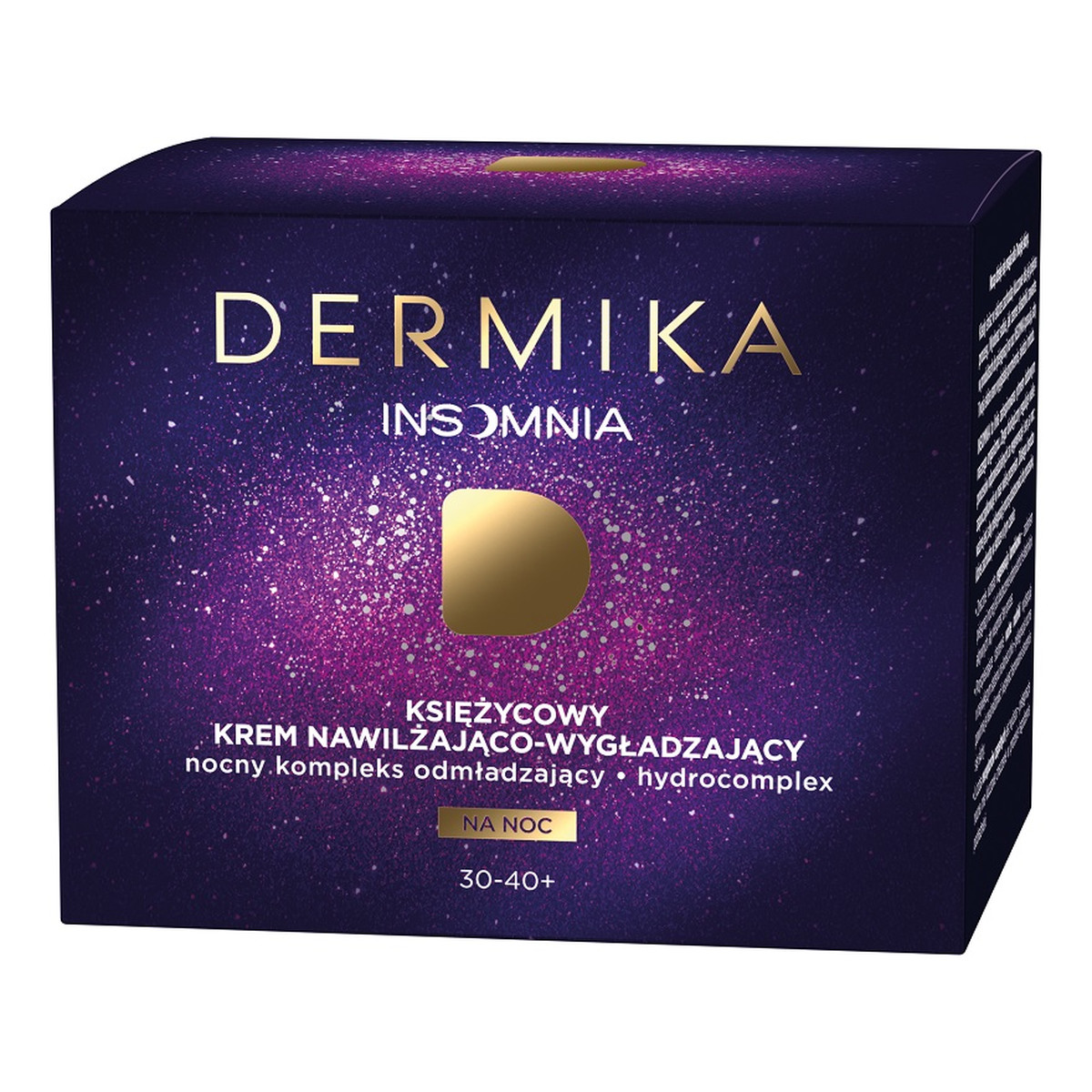 Dermika Insomnia 30-40+ księżycowy krem nawilżająco-wygładzający na noc 50ml