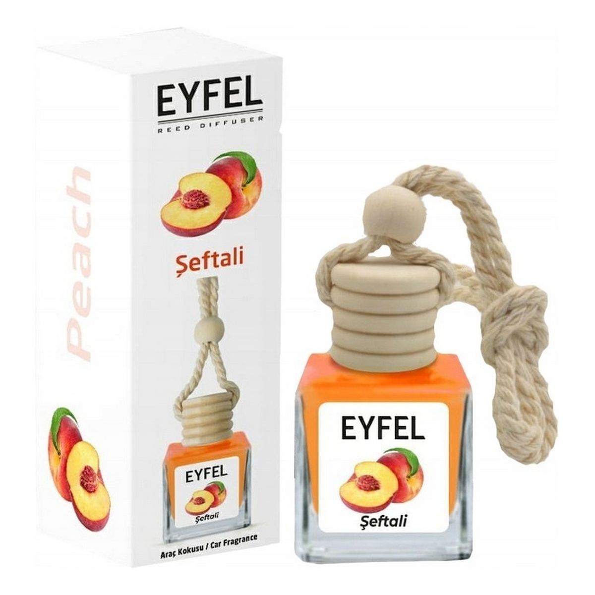 Eyfel Zawieszka zapachowa do samochodu Brzoskwinia 10ml