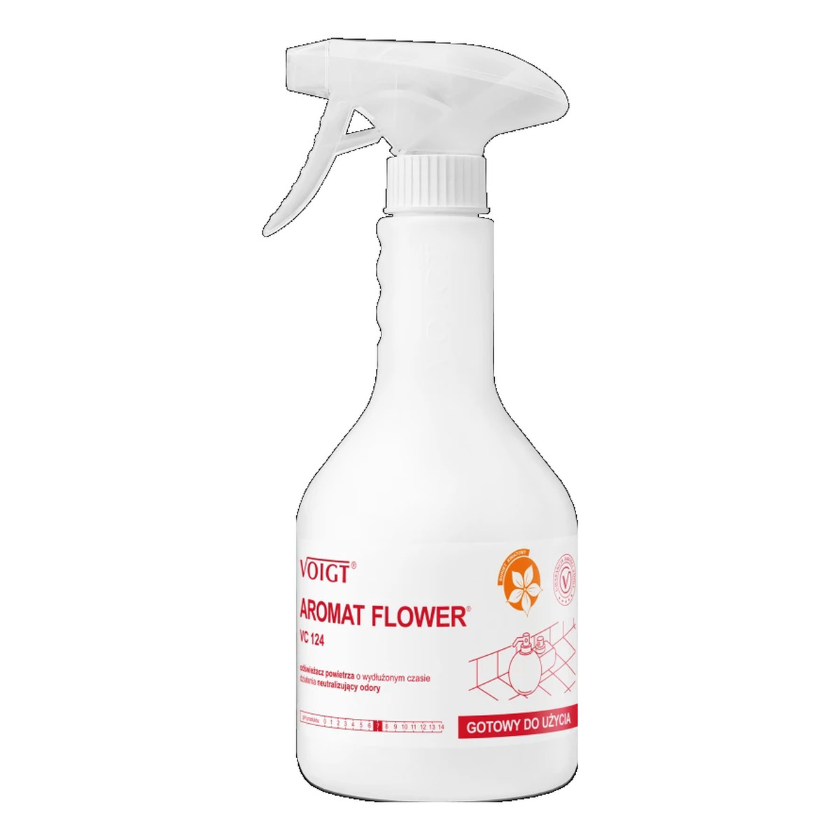 Voigt Aromat Flower odświeżacz powietrza o zapachu kwiatowym 600ml