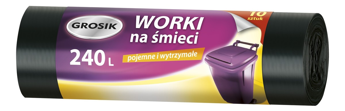 Worki na śmieci LD 240L/10sztuk