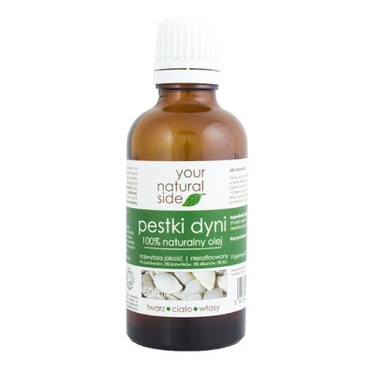 Your Natural Side Naturalny 100% Olej Z Pestek Dyni 50ml