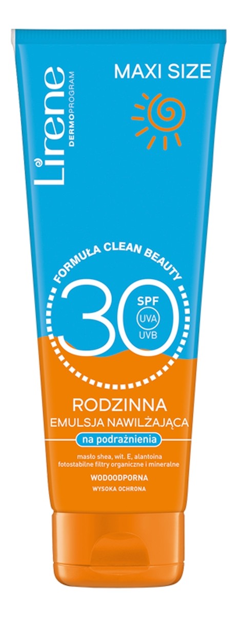 Maxi Size Rodzinna emulsja nawilżająca na podrażnienia SPF30
