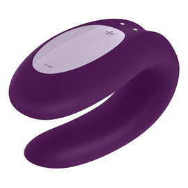 Double joy partner vibrator wibrator dla par sterowany aplikacją violet