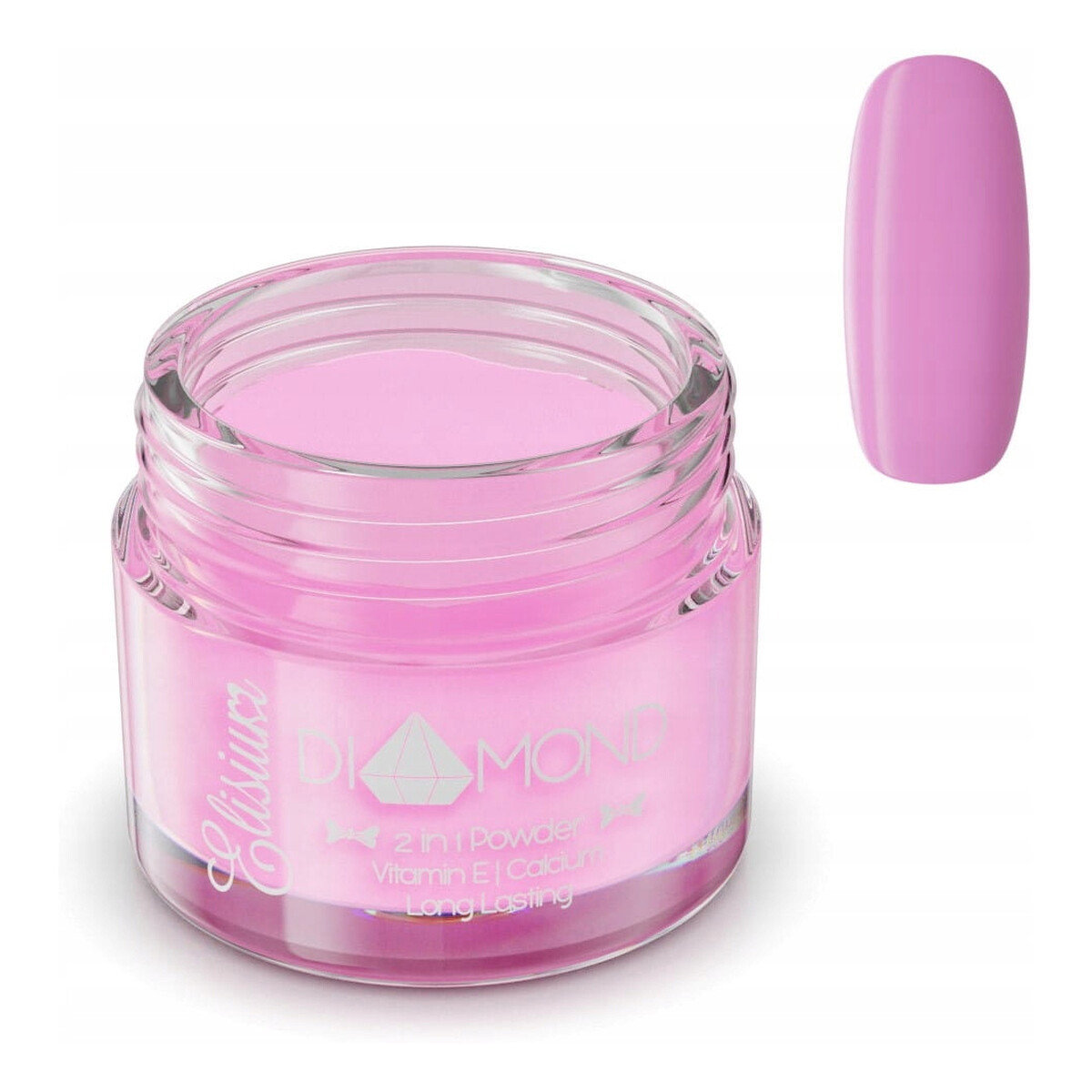 Elisium Diamond 2in1 Proszek do manicure tytanowego 23g