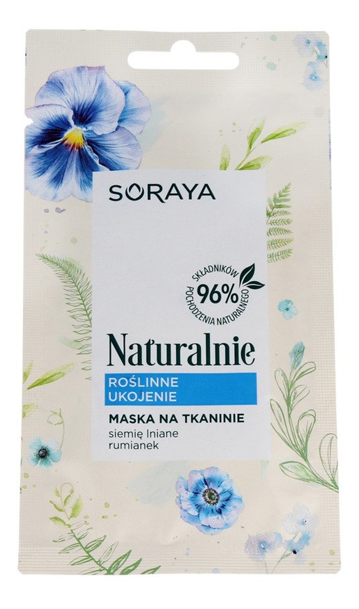 Maska na tkaninie Roślinne Ukojenie