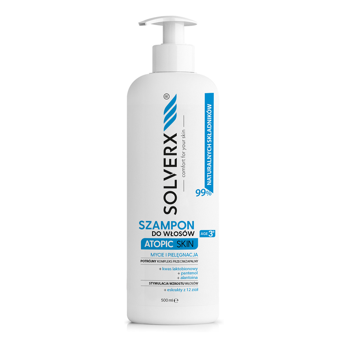 Solverx Atopic Skin Szampon do włosów 500ml
