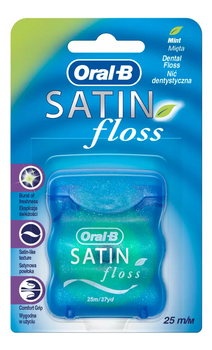 Nić dentystyczna miętowa 25m x3szt.