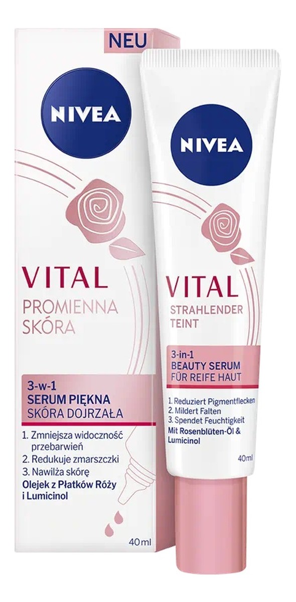 Vital promienna skóra 3w1 serum piękna