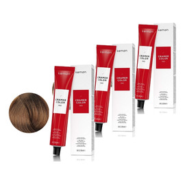 Kremowa farba do włosów z olejem kokosowym Light Med. Nat. Blond (8.00) 3szt.x100ml