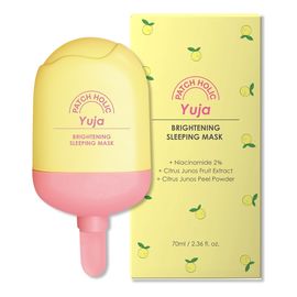 Yuja brightening sleeping mask rozjaśniająca maska na noc z witaminą c