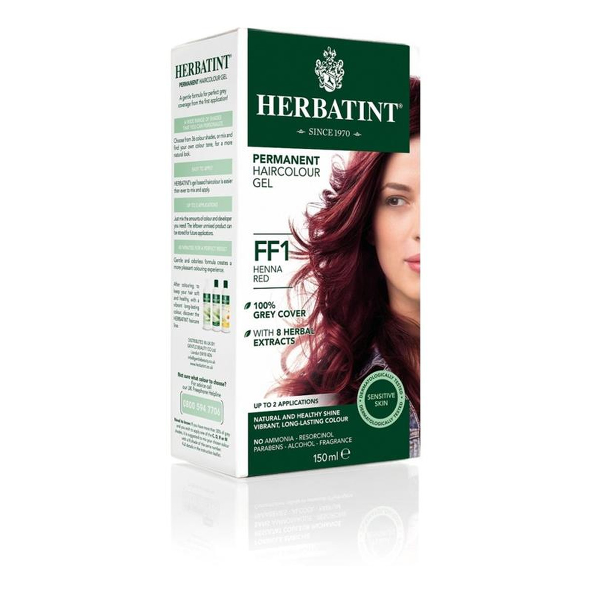 Herbatint Trwała Farba Do Włosów W Żelu 150ml
