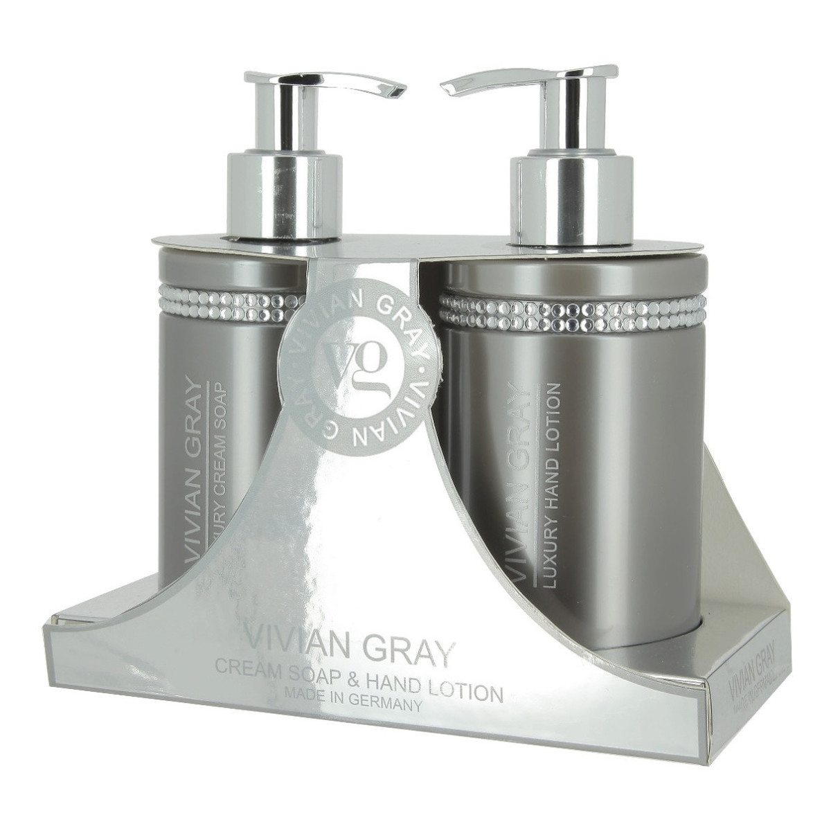 Vivian Gray Zestaw Kosmetyków Grey Crystals Mydło + Krem Do Rąk 250ml