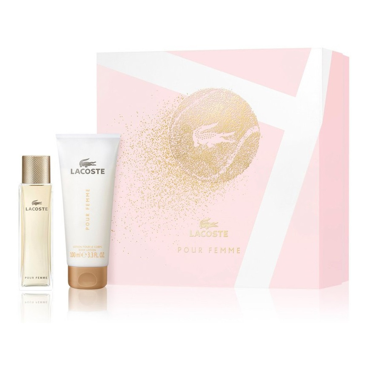 Lacoste Pour Femme Woda perfumowana spray 50ml + balsam do ciała