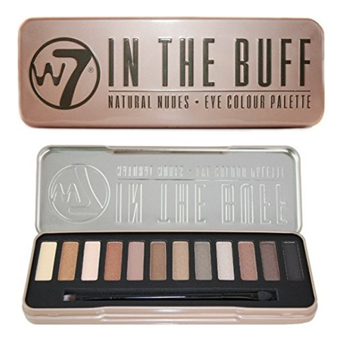 W7 Natural Nudes In The Buff Paleta 12 Cieni Do Powiek 15g