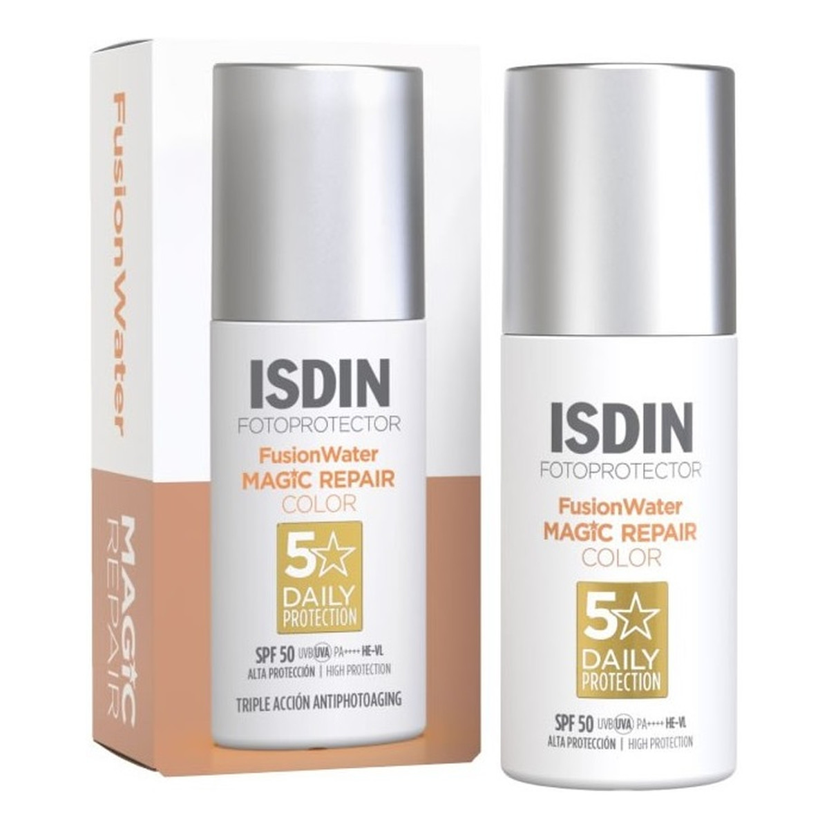 Isdin Fotoprotector Fusion Water Magic Repair Color barwiony Krem przeciwsłoneczny do twarzy spf50 50ml