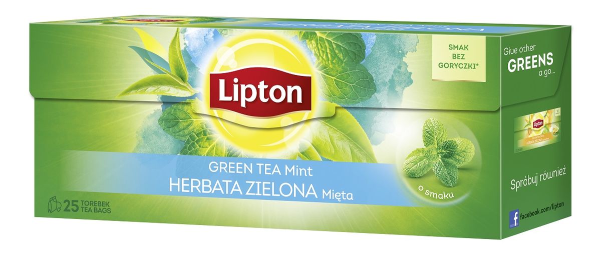 herbata zielona Mięta 25 torebek