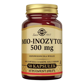 Mio-inozytol 500mg suplement diety 50 kapsułek