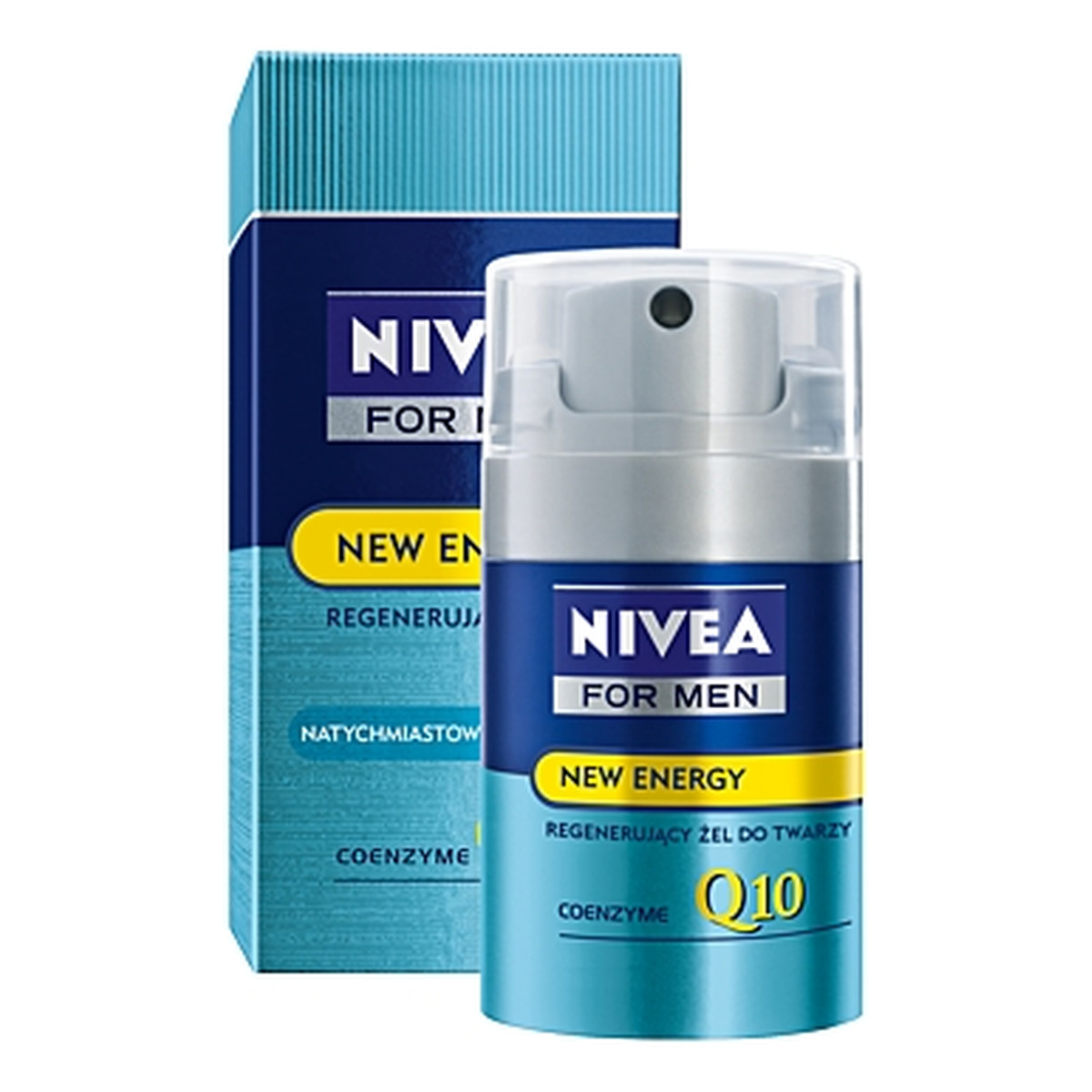 Nivea Q10 plus For Men Żel Regenerujący Do Twarzy Q10 Energy Dla Mężczyzn 50ml