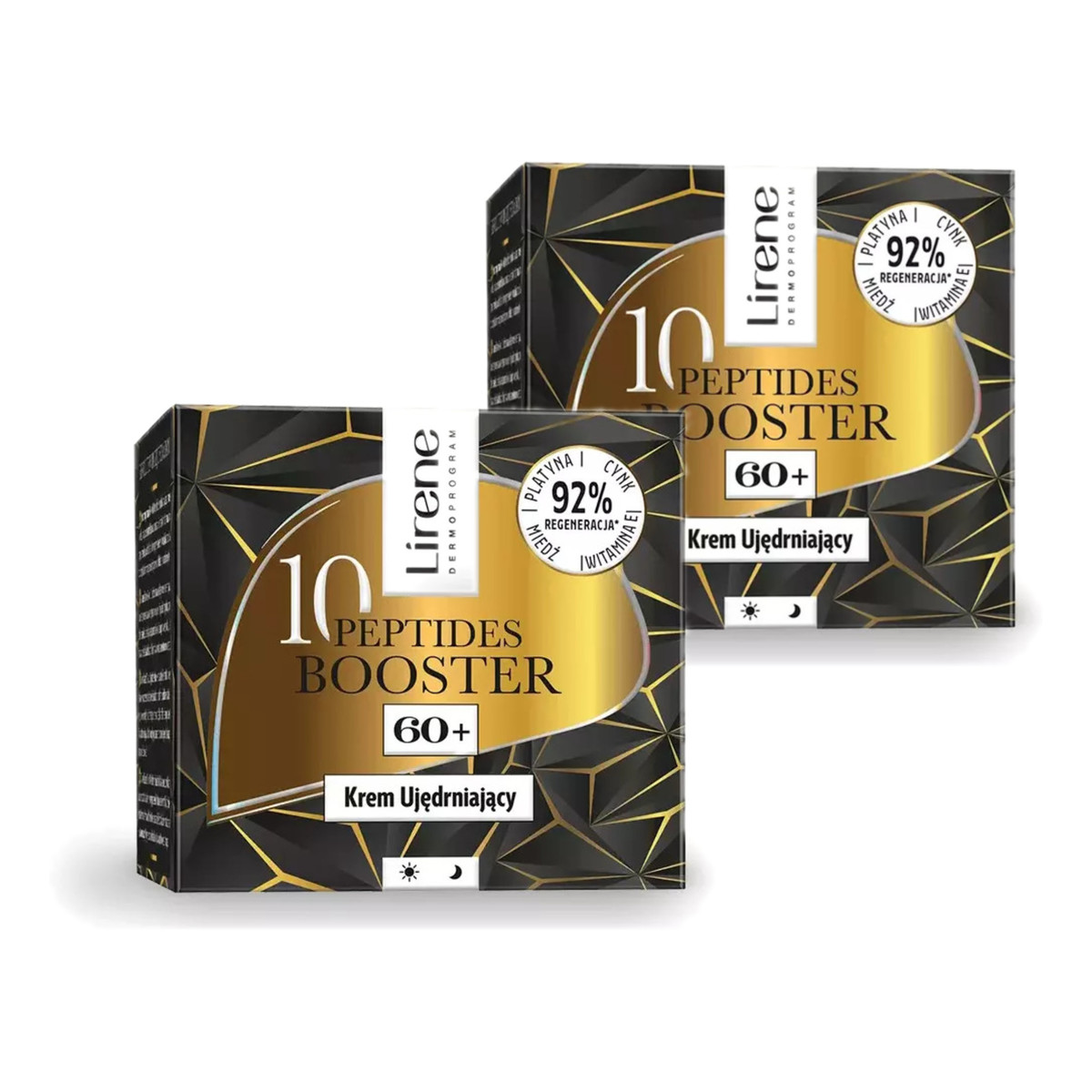 Lirene 10 Peptides Booster Krem ujędrniający 60+ 2x50ml