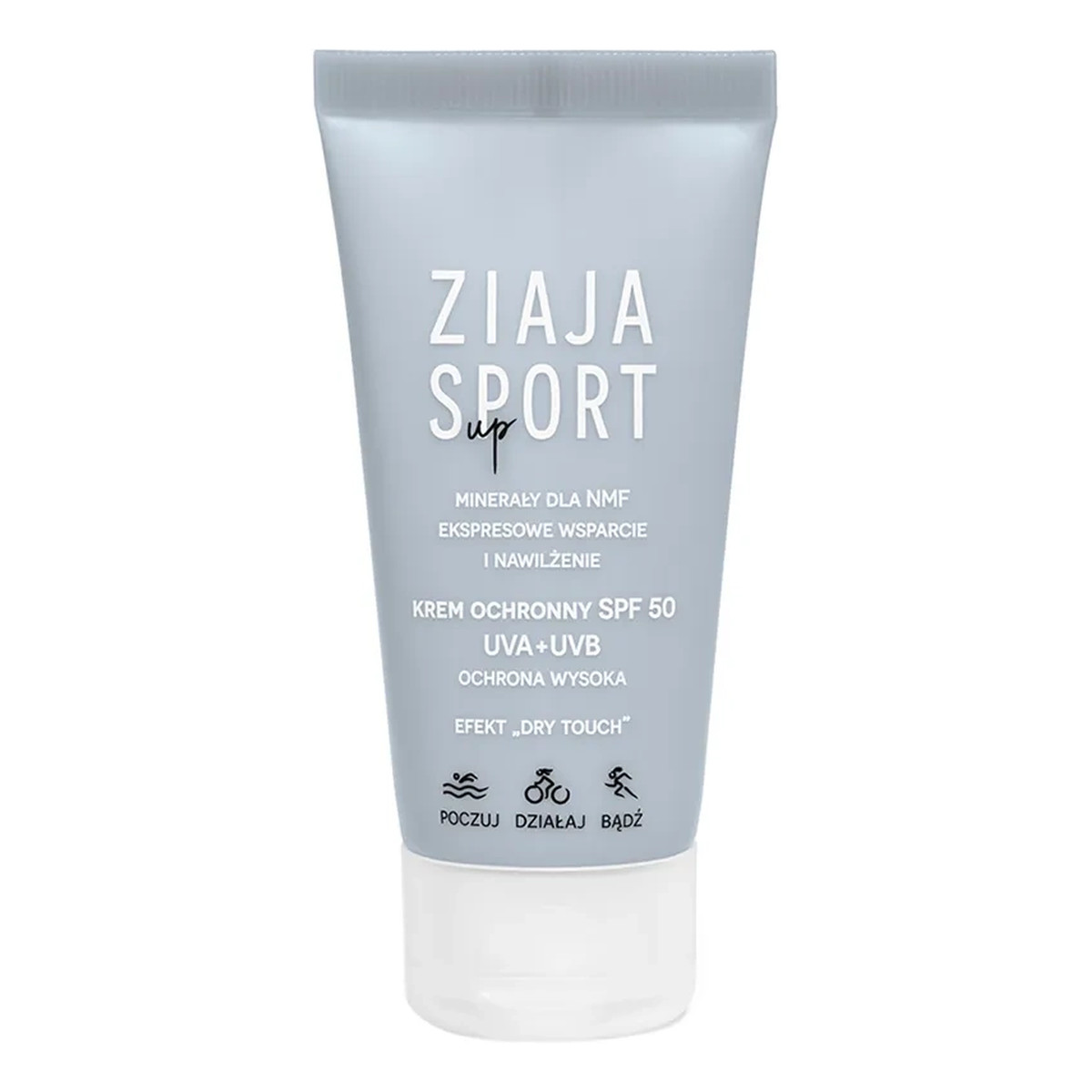 Ziaja Sport Nawilżający Krem Do Twarzy Wysoka Ochrona SPF 50 Na Dzień 50ml
