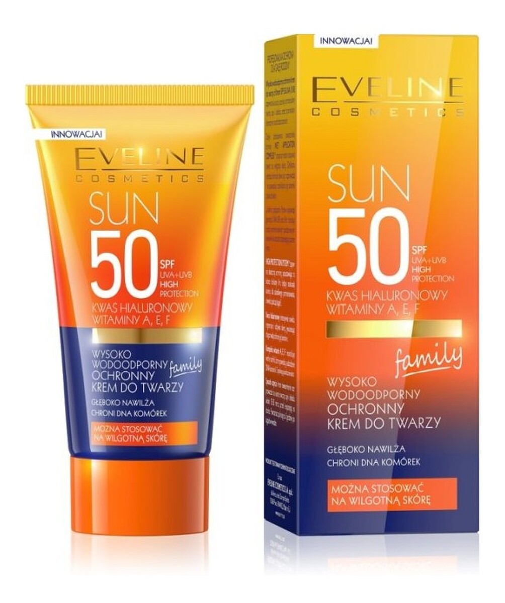 SPF50 ochronny krem do twarzy