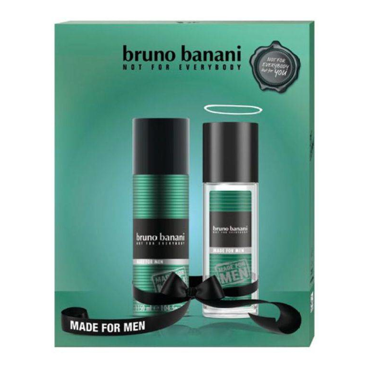 Bruno Banani Made for Men zestaw dezodorant spray szkło 75ml + dezodorant spray