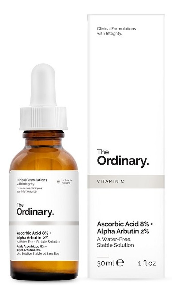 Ascorbic Acid 8% + Alpha Arbutin 2%, Serum rozjaśniające z witaminą C i alfa-arbutyną,