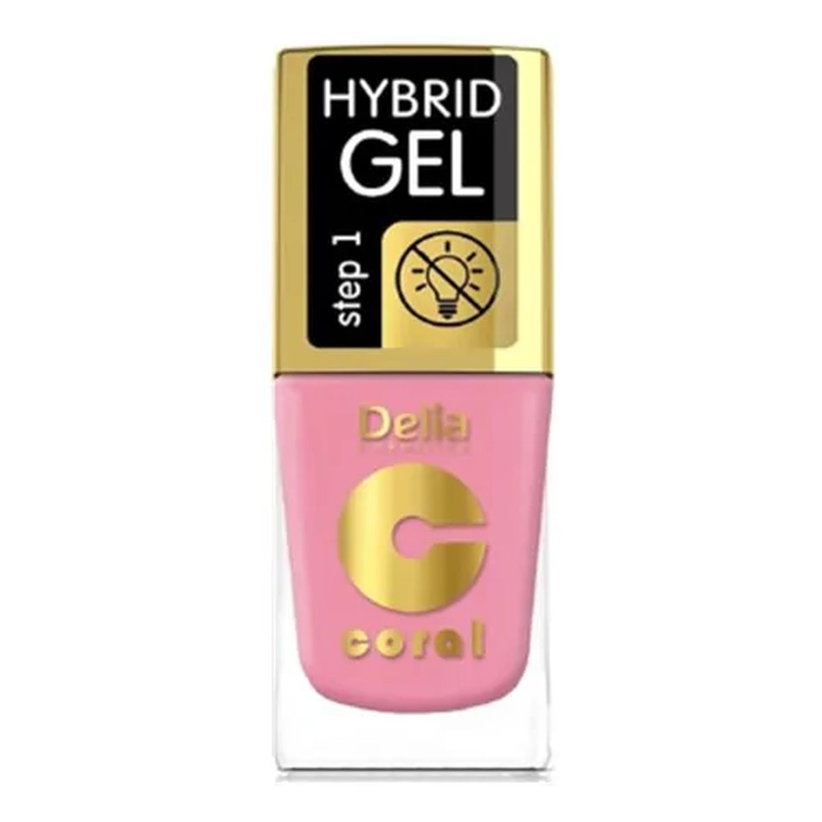 Delia Hybrid Gel Coral Lakier Do Paznokci 11ml