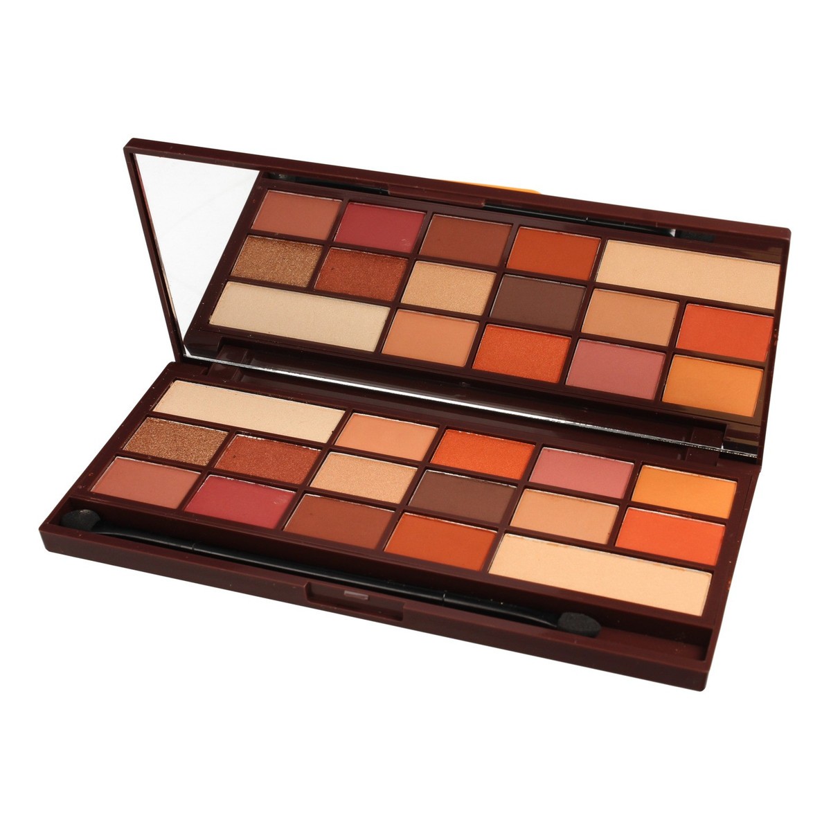Makeup Revolution I Heart Revolution Chocolate Paletka cieni do powiek Orange 22g