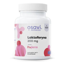 Laktoferyna 200mg suplement diety 30 kapsułek