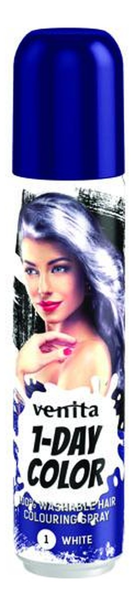 Spray koloryzujący do włosów Srebrny Blask (01)