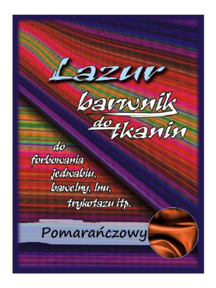 BARWNIK DO TKANIN POMARAŃCZOWY