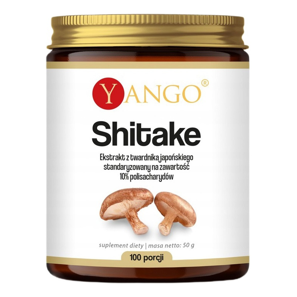 Yango Shitake ekstrakt 10% polisacharydów suplement diety 50g