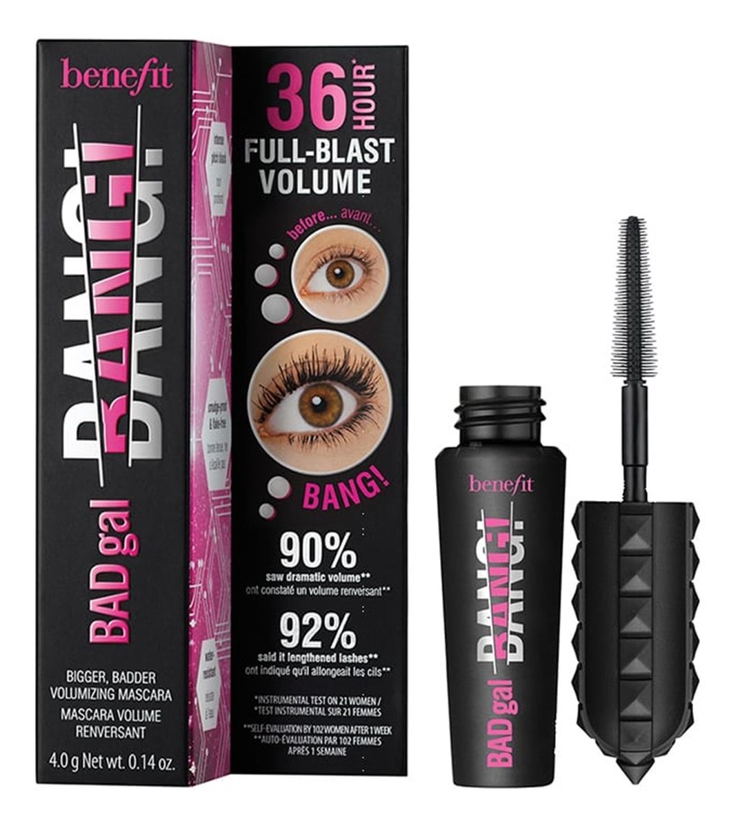 Badgal bang! volumizing mascara mini pogrubiający tusz do rzęs black