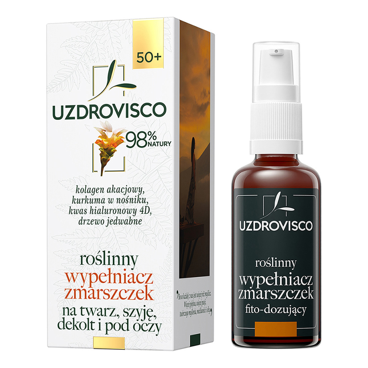 Uzdrovisco Kurkuma roślinny wypełniacz zmarszczek 50ml