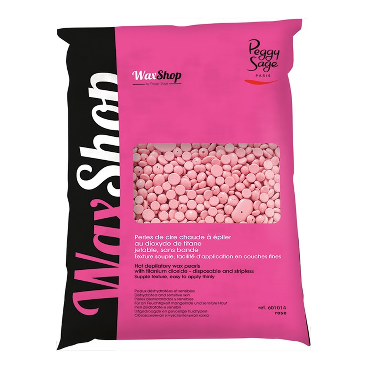 Peggy Sage Wax shop perełki wosku do depilacji na gorąco różane 800g