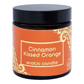 Erotic candle erotyczna świeca zapachowa cinnamon kissed orange