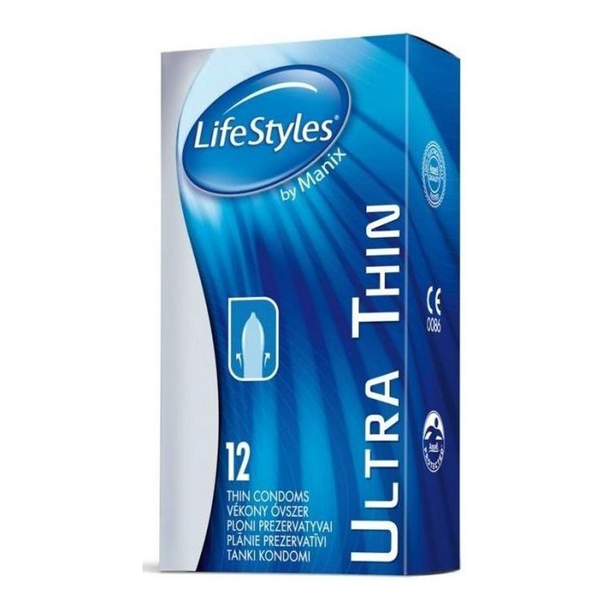 LifeStyles BY MANIX Ultra Thin prezerwatywy lateksowe 12szt