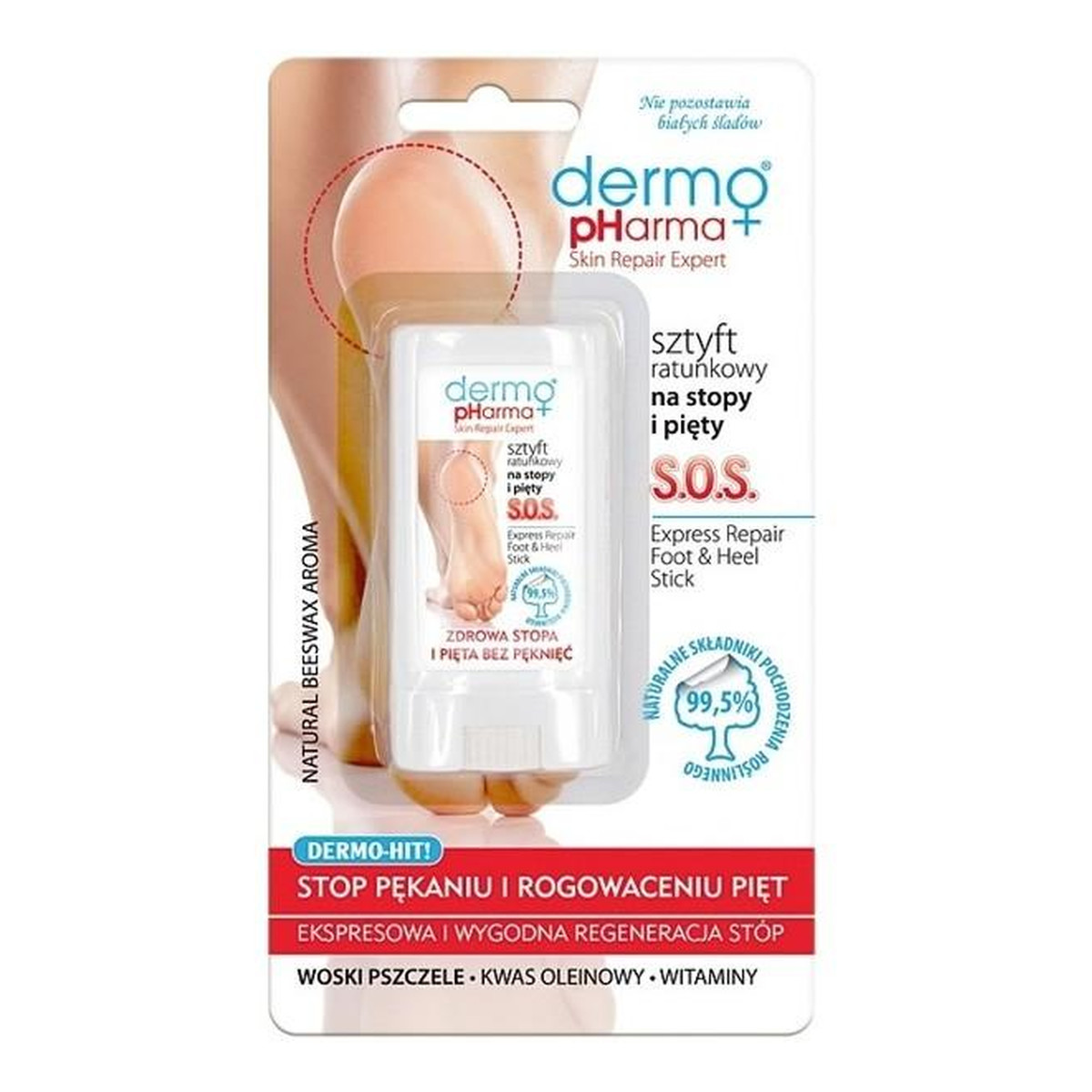 Dermo Pharma SZTYFT RATUNKOWY NA STOPY I PIĘTY 13g