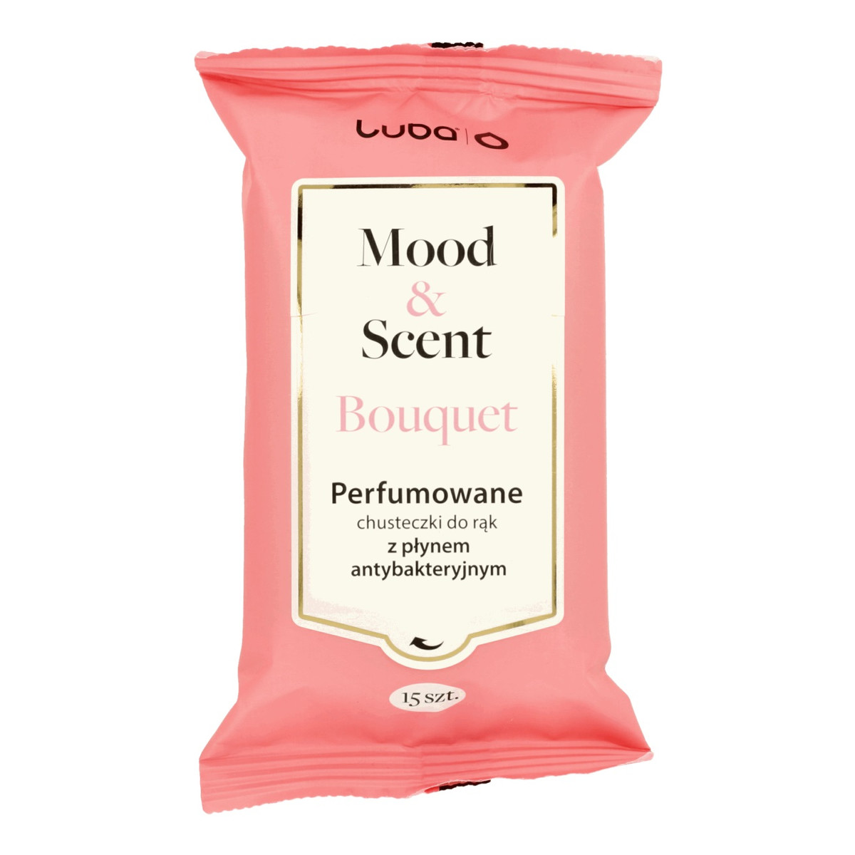 Luba Mood&scent chusteczki perfumowane antybakteryjne bouquet 15szt.